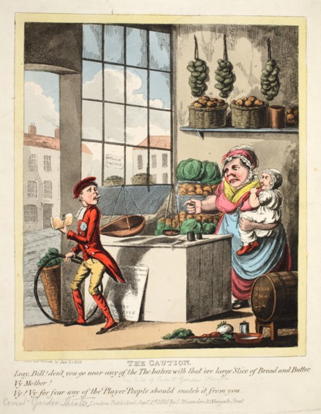 The Caution, Covent Garden Theatre, 1828.