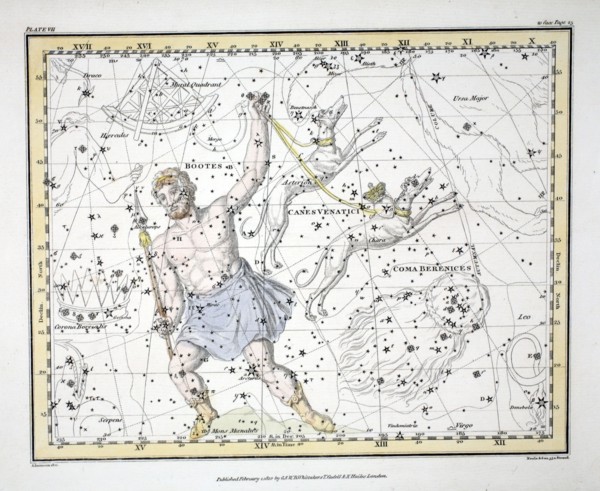 The Constellations (Plate VII), 1822.