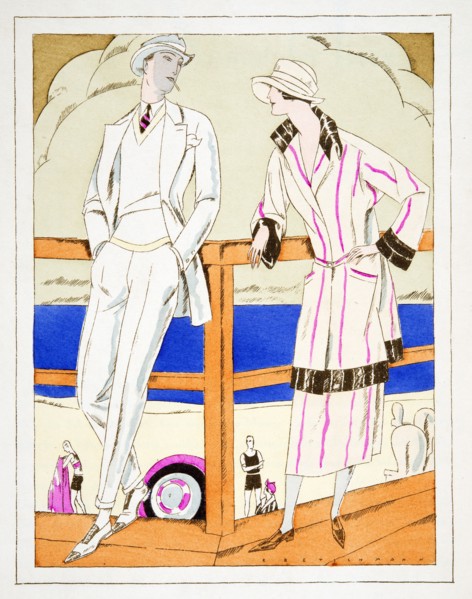 Ammeer, Outfits by Gerard Bresser, from Styl, pub. 1922 (pochoir Print)