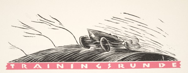 Illustration from Styl, pub. 1922 (pochoir Print)