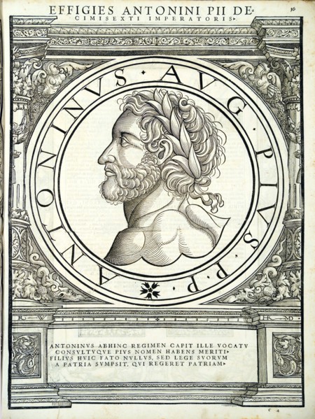 Antoninus Pius (86 - 161 AD), 1559.