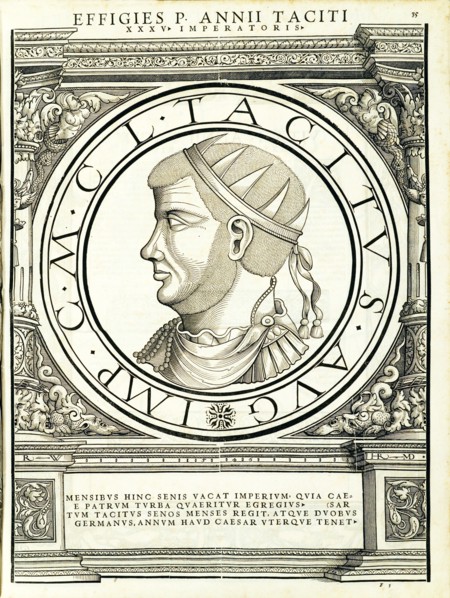 Tacitus (200 -276 AD), 1559.