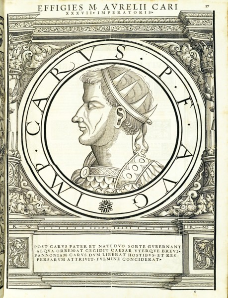 Carus (224 - 283 AD), 1559.