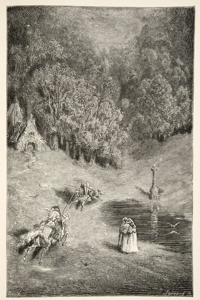 The Encounter between Arthur and Pellinore, from Stories of the Days of King Arthur by Charles Henry