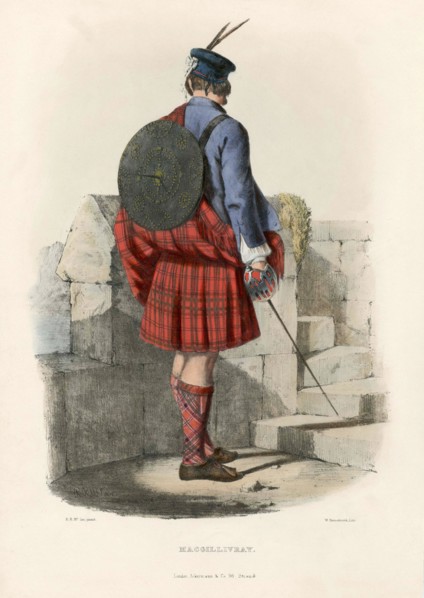 Macgillivray, from The Clans of the Scottish Highlands, pub. 1845 (colour lithograph)