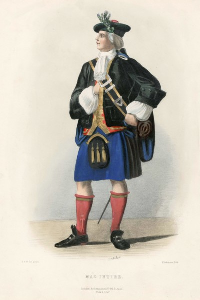 Mac Intire, from The Clans of the Scottish Highlands, pub. 1845 (colour lithograph)