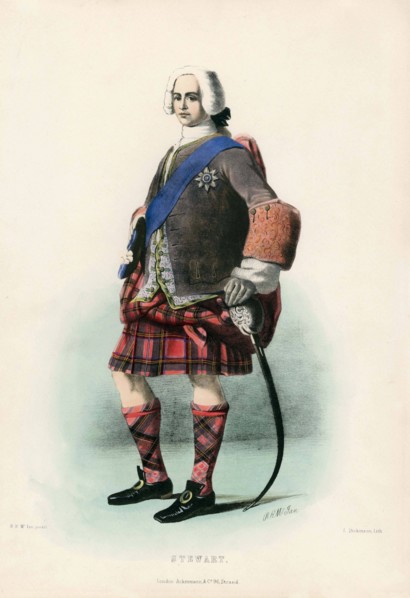 Stewart, from The Clans of the Scottish Highlands, pub. 1845 (colour lithograph)