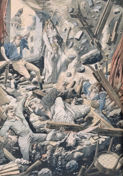 The Horrible Consequences of a Terrible Earthquake in San Francisco, from Petit Journal, 29th April