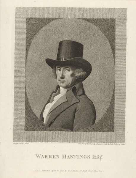 Portrait of Warren Hastings, Esq., pub. 1795. Creator: Unknown.