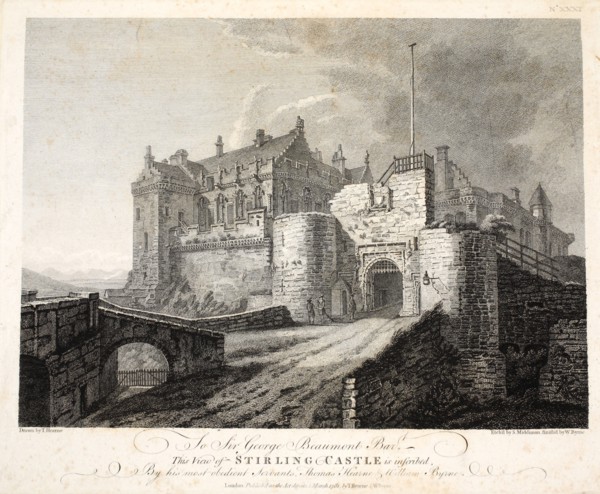 View of Stirling Castle, eng. William Byrne, pub. 1781. Creator: Thomas Hearne (1744 - 1817).