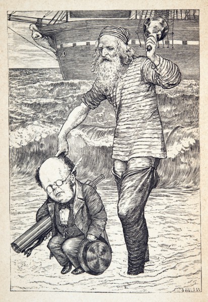 Supporting each man on the top of the tide' pub.1876. Creator: Henry Holiday (1839 - 1927).