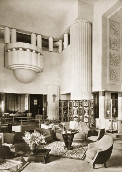Design for the Hall of Pavilion Primavera at the Exposition Internationale in Paris in 1925, pub. 19 Creator: French School (20th Century).