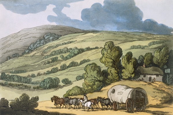 Taunton Vale, Somersetshire, pub. 1822. Creator: Thomas Rowlandson (1756-1827).