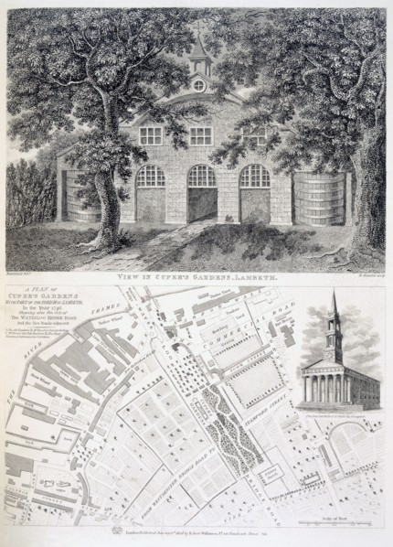 Cuper's Gardens, Lambeth, 1746. Creator: English School (18th Century).