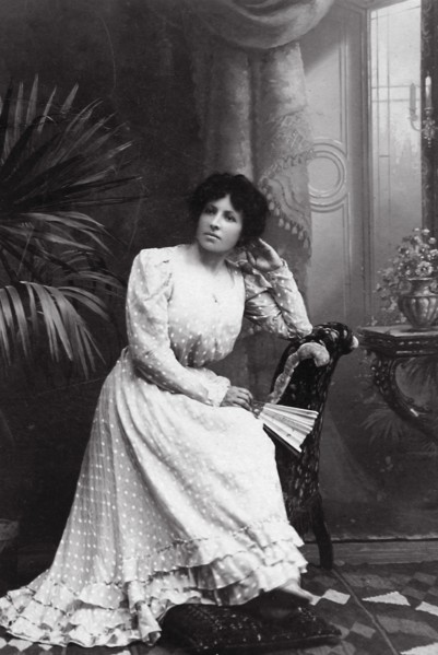 Portrait of Antonina Dronk, c1900-c1908. Artist: Unknown