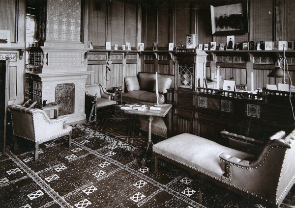 Study of the heir to the throne, Imperial Palace, Bialowieza Forest, Russia, late 19th century. Artist: Mechkovsky