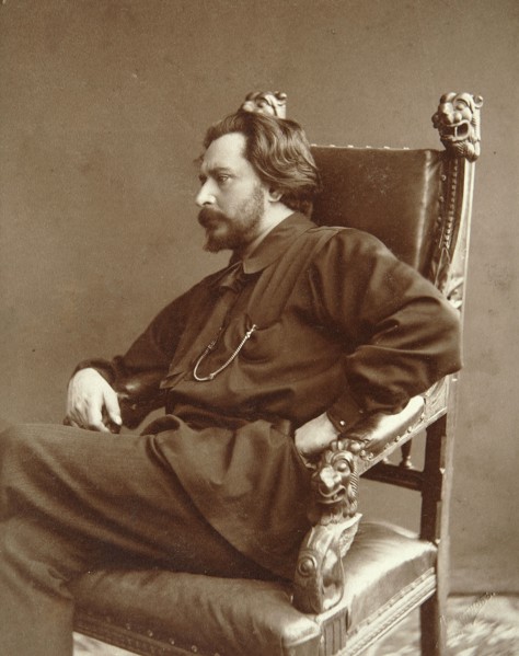 Leonid Andreyev, Russian author, early 20th century. Artist: Dmitri Spiridonovich Zdobnov