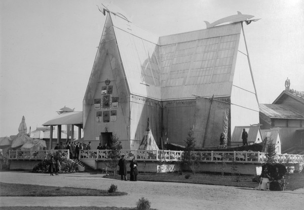 Northern Pavilion, the All-Russia Exhibition, Nizhny Novgorod, Russia, 1896.  Artist: Maxim Dmitriev