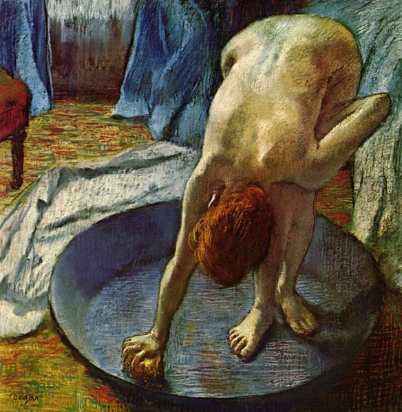 'Woman in a Tub', 1886.  Artist: Edgar Degas