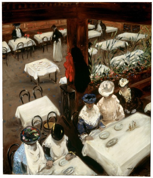 'In a Café', 1905.  Artist: Alfred Henry Maurer