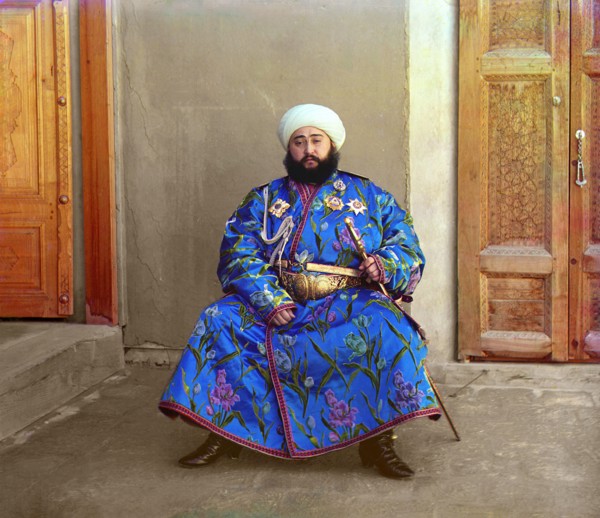 Mohammed Alim Khan, the last Emir of Bukhara, 1911. Artist: Sergey Mikhaylovich Prokudin-Gorsky