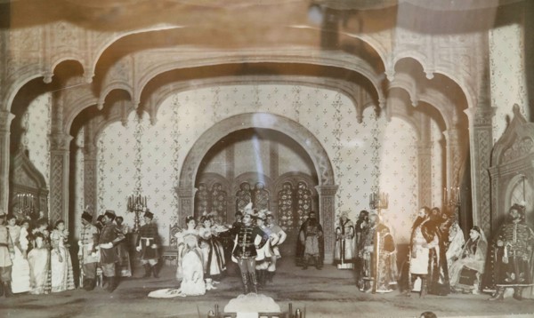 Scene from Alexander Ostrovsky's play 'False Dmitriy', Maly Theatre, Moscow, Russia, 1870s. Artist: Unknown