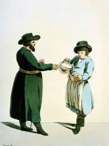 Kvass vendor, 1799.  Artist: Christian Gottfried Heinrich Geissler