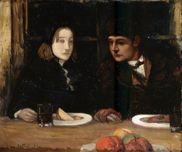 'The Farewell Supper', (Toilers of the Sea), 1897.  Artist: Charles Cottet