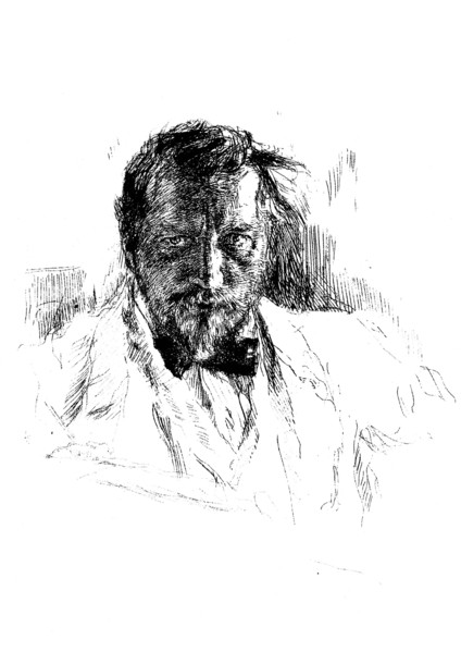'Self-portrait', 1898.  Artist: Valentin Serov