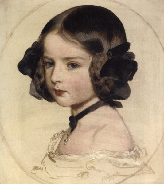 'Princess Clotilde of Saxe-Coburg and Gotha', (1846-1927), 1855.  Artist: Franz Xaver Winterhalter