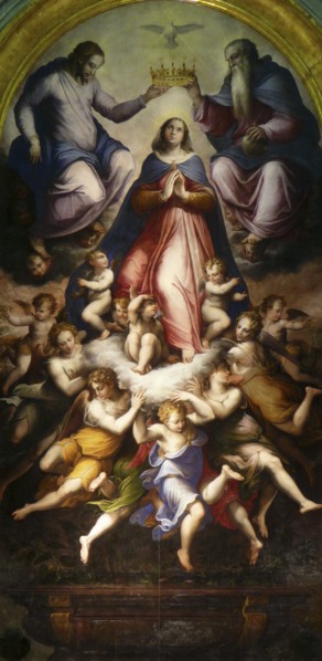 'The Coronation of the Virgin', 1571.  Artist: Giorgio Vasari