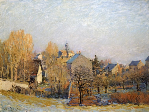 'Frost in Louveciennes', 1873.  Artist: Alfred Sisley