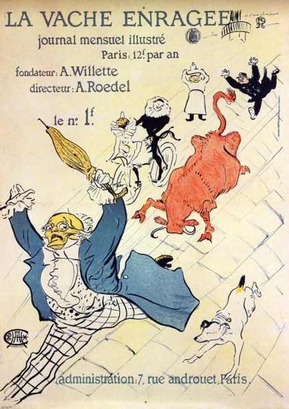 'La Vache enragée, 1896.  Artist: Henri de Toulouse-Lautrec