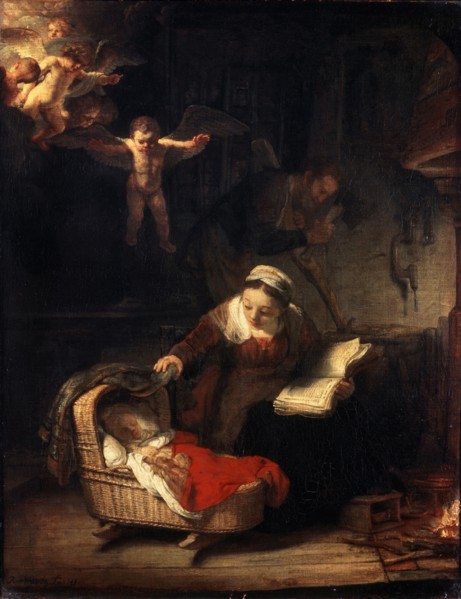 'The Holy Family', 1645.  Artist: Rembrandt Harmensz van Rijn