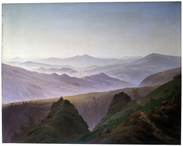 'Morning in the Mountains', before 1823.  Artist: Caspar David Friedrich