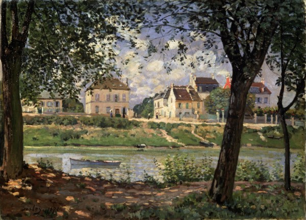 'Villeneuve-la-Garenne (Village on the Seine)', 1872.  Artist: Alfred Sisley