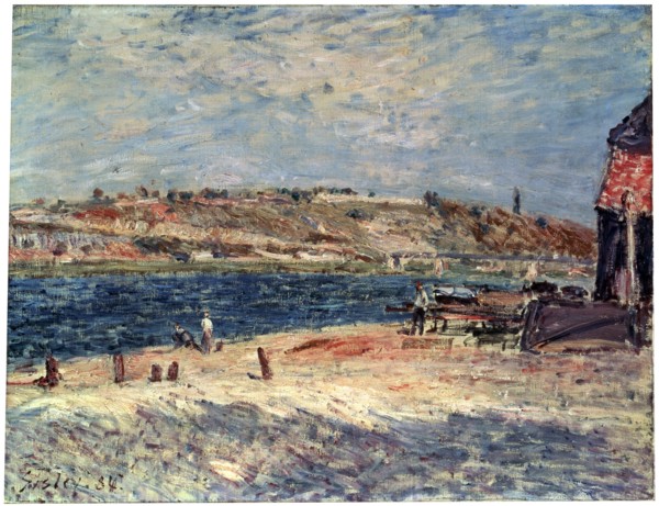 'River Banks at Saint-Mammès', 1884.  Artist: Alfred Sisley