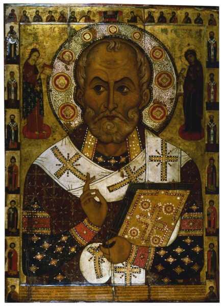'Saint Nicholas of Lipna', 1294.  Artist: Alexa Petrov