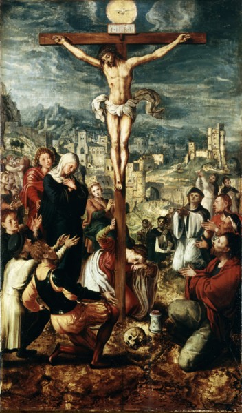 'Calvary', 16th century.  Artist: Master of Brunswick