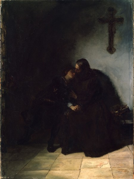 'The Convict's Farewell', c1860-1900. German painting. Artist: Hans Thoma