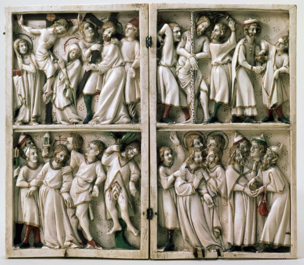 'Diptych with Gospel Subjects', end of 14th century. Artist: Unknown