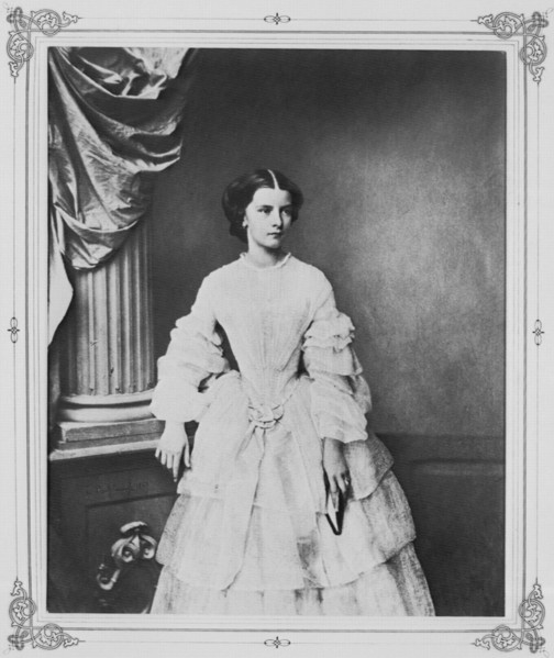 Empress Elisabeth of Austria, 1857. Creator: Franz Seraph Hanfstaengl.