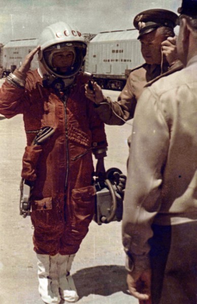 Valentina Tereshkova, Russian cosmonaut, Baikonur Cosmodrome, USSR, 16 June 1963. Artist: Unknown
