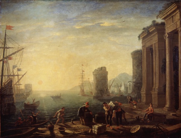 'Morning in the Harbour', 1630s. Artist: Claude Lorrain