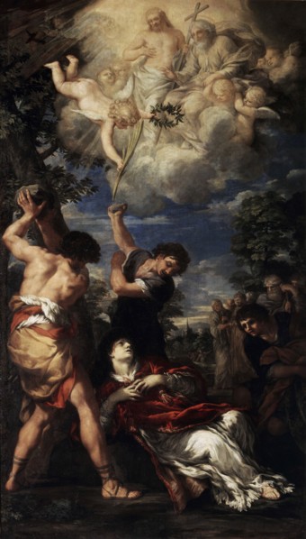 'The Martyrdom of Saint Stephen', 1660.  Artist: Pietro da Cortona