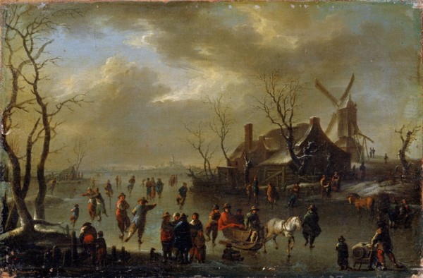 'Winter Landscape', 17th century. Creator: Klaes Molenaer.
