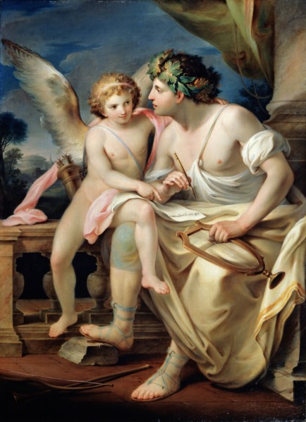 'Poet's Inspiration', 1785.  Artist: Mariano Rossi