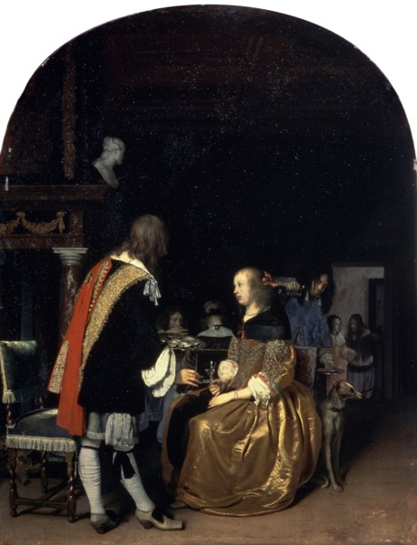 'The Oyster Meal', 1659.  Artist: Frans van Mieris