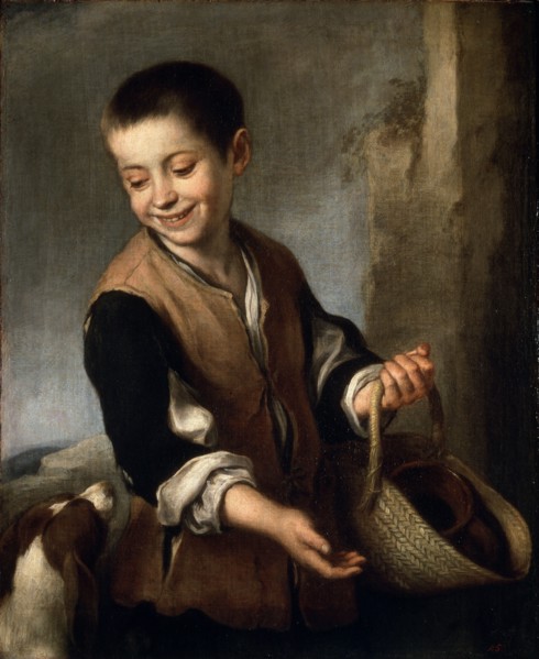 'Boy with a Dog', c1650-c1660. Artist: Bartolomé Esteban Murillo