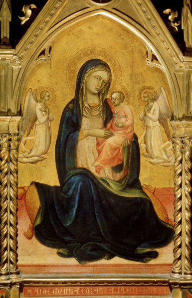 'The Virgin and Child with Angels (Madonna of Humility)', c1408-c1410. Artist: Lorenzo Monaco